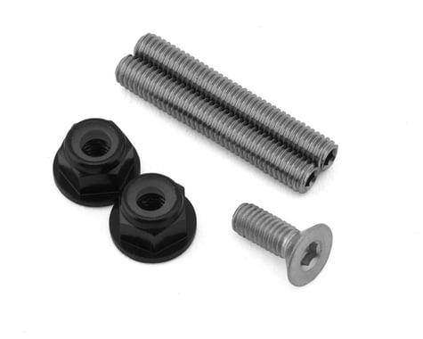 175RC RC10B7/B7D "Ti-Look" Lower Arm Stud Kit (Black)