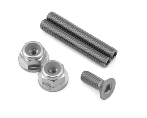 175RC Mugen MSB1 "Ti-Look" Lower Arm Studs Set (Silver)