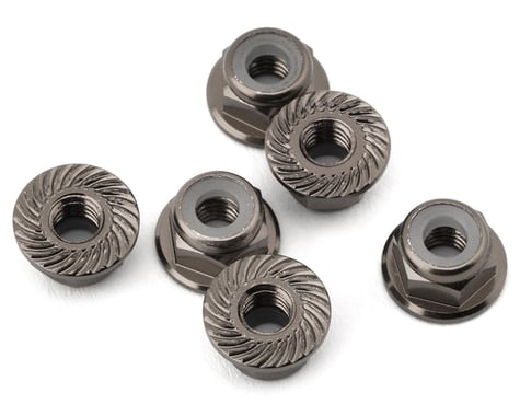 175RC Aluminum Serrated Wheel Nuts for Traxxas Slash 4x4 (Gray) (6)