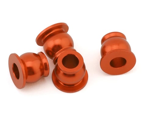 175RC Team Associated RC10B7 Aluminum Lower Shock Pivot Ball (Orange) (4)