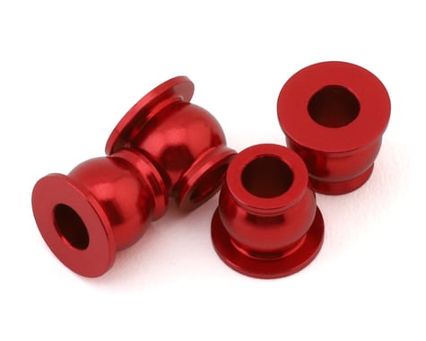 175RC Team Associated B74.2 CE Aluminum Lower Shock Pivot Ball (Red) (4)