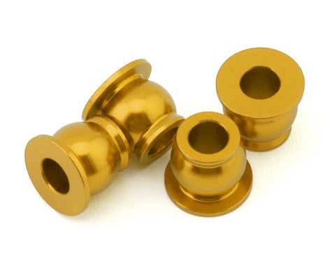 175RC Team Associated B74.2 CE Aluminum Lower Shock Pivot Ball (Gold) (4)