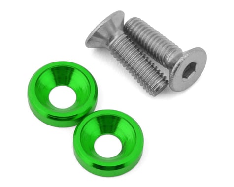 175RC Yokomo RookieSpeed RS1.0 Motor Screws (Green) (2)