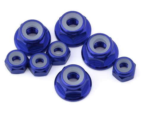 175RC Yokomo RookieSpeed RS1.0 Aluminum Nut Kit (Blue) (8)