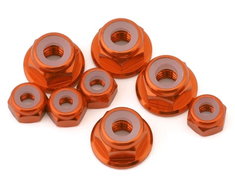 175RC Yokomo RookieSpeed RS1.0 Aluminum Nut Kit (Orange) (8)