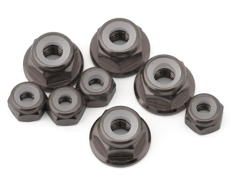 175RC Yokomo RookieSpeed RS1.0 Aluminum Nut Kit (Grey) (8)