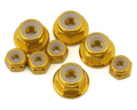 175RC Yokomo RookieSpeed RS1.0 Aluminum Nut Kit (Gold) (8)