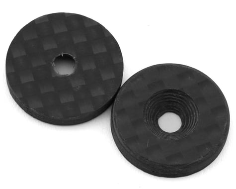 175RC Team Associated RC10B7 Carbon Fiber Wing Buttons (2)