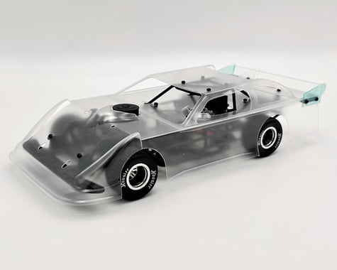 SCRATCH & DENT: 1RC Racing Late Model 2.0 1/18 Brushless RTR 2WD Oval Racer (Clear)