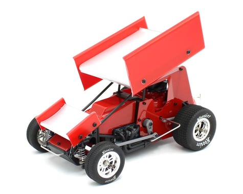 1RC Racing Sprint Car 4.0 1/18 Brushless RTR 2WD Oval Racer (Red)