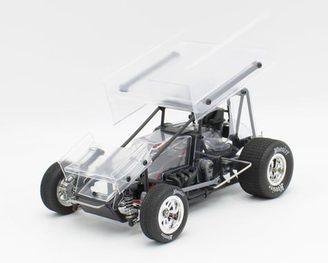 1RC Racing Sprint Car 4.0 1/18 Brushless RTR 2WD Oval Racer (Clear)