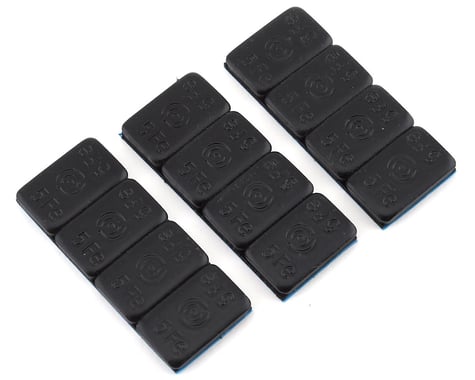 1UP Racing LowPro Stick-On 5g Ballast Weights (12) (Black)