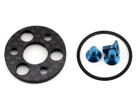 1UP Racing TC7.2 Carbon Center Pulley & Spur Plate Set