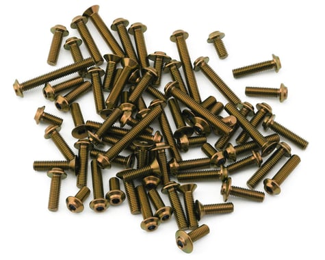 1UP Racing Mugen MSB1 Pro Duty Titanium Upper Screw Set (Bronze)