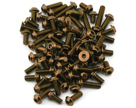 1UP Racing Schumacher Mi9 Pro Duty Titanium Upper Screw Set (Bronze)