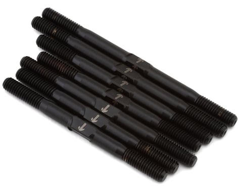 1UP Racing Xray XB4 2024 Pro Duty Titanium Turnbuckle Set (Black Nitride)