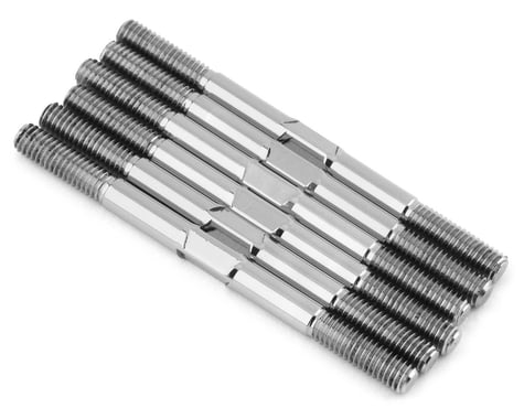 1UP Racing TLR 22 5.0 Pro Duty Titanium Turnbuckle Set (Triple Polished Silver)