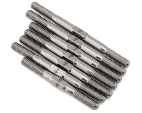 1UP Racing RC10B74.2/RC10B74.2D Pro Duty Titanium Turnbuckle Set (Silver)