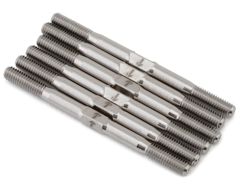 1UP Racing TLR 22 5.0 Pro Duty Titanium Turnbuckle Set (Silver)