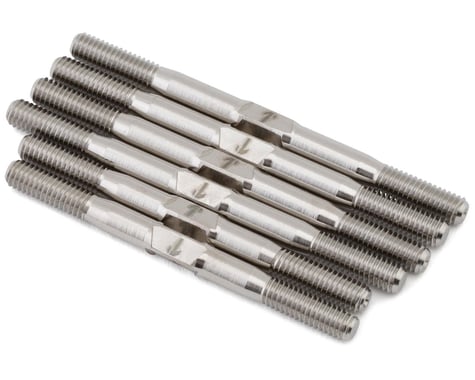 1UP Racing Mugen MSB1 Pro Duty Titanium Turnbuckle Set (Silver)