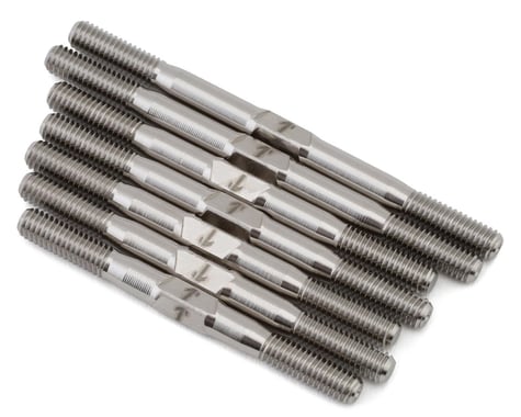 1UP Racing Yokomo MO 2.0 Pro Duty Titanium Turnbuckle Set (Silver)