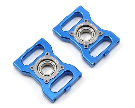 Align Metal Main Shaft Bearing Block Set (Blue)