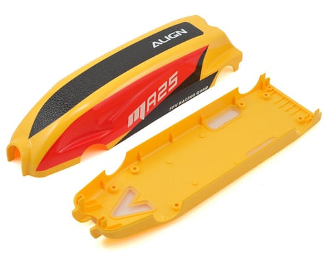 Align MR25 Painted Canopy "C" (Red/Yellow)