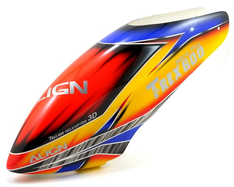 Align 600N Painted Canopy (Blue/Yellow/Red)