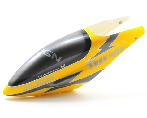 Align 600E Painted Canopy (Lightning Yellow)