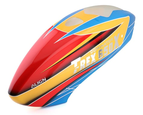 Align T-Rex 650X Painted Canopy (Blue/Yellow/Red)