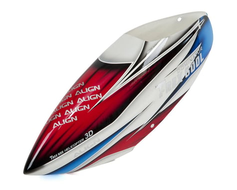 Align 600L Dominator Painted Canopy (Red/White/Blue)