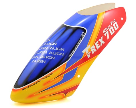 Align 700N PRO Painted Canopy (Blue/Yellow/Red)