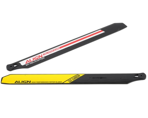 Align 325 Carbon Rotor Blade (Yellow/Black)