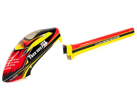 SCRATCH & DENT: Align 500E "Speed" Fuselage (Red/Yellow)