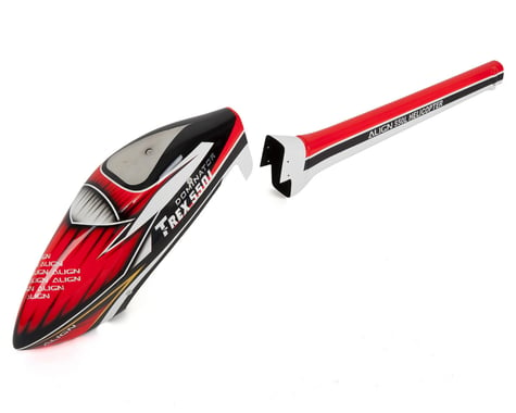 Align 550L "Speed" Fuselage (Red/White)