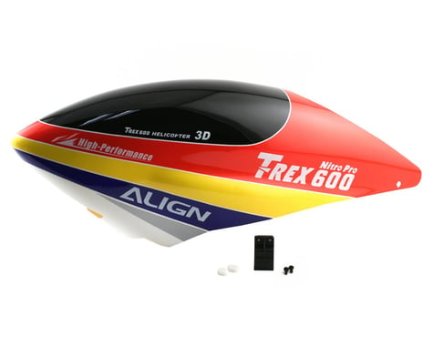 Align 600N Painted Canopy (Red/Yellow/Blue)