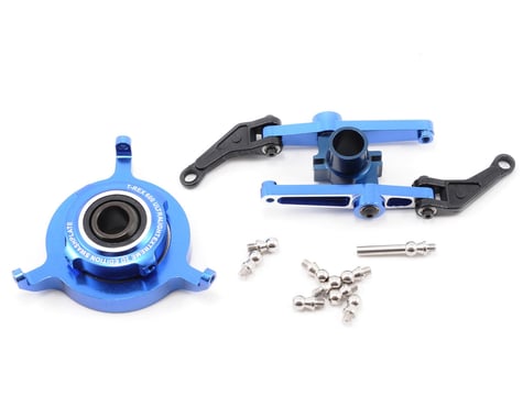 Align 600/600N Rotor Head Upgrade Assembly (Blue)