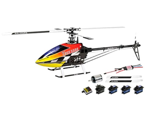 Align T-Rex 550E Helicopter Combo Kit w/Motor, ESC, 4 Servos & Gyro (CF Blades)