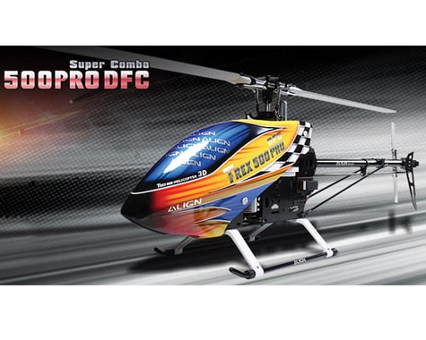 Align T-REX 500 PRO DFC Super Combo Helicoper Kit w/Motor, ESC, 4 Servos, Gyro & Carbon Blades