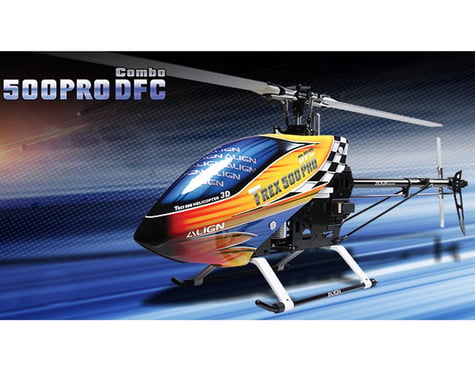 Align T-Rex 500 PRO DFC Super Combo Helicopter Kit w/Motor, ESC, 4 Servos & Carbon Blades