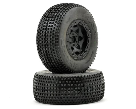 AKA Enduro SC Pre-Mounted Tires (SC6/Slash/Blitz) (2) (Black)