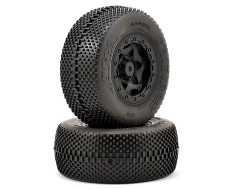 AKA Gridiron SC Pre-Mounted Tires (TEN-SCTE) (2) (Black)