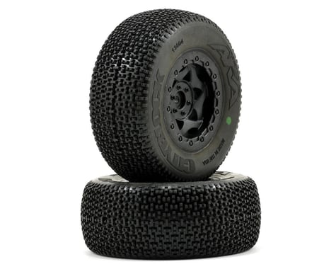 AKA Cityblock SC Pre-Mounted Tires (SC6/Slash/Blitz) (2) (Black)