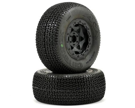 AKA Cityblock SC Pre-Mounted Tires (Slash Front) (2) (Black)