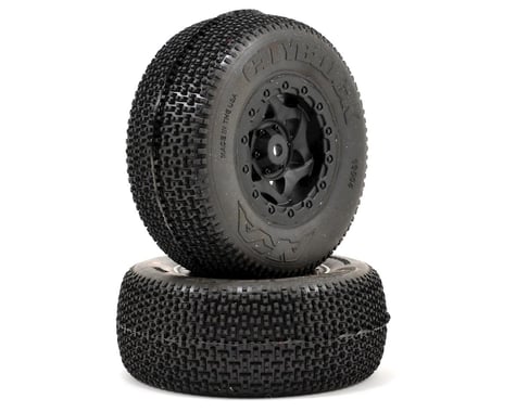 AKA Cityblock SC Pre-Mounted Tires (SC5M) (2) (Black)