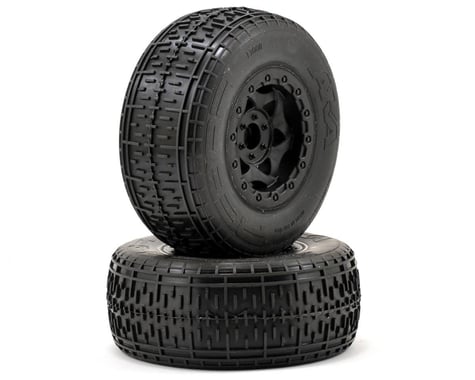 AKA Rebar SC Pre-Mounted Tires (Slash Front) (2) (Black)