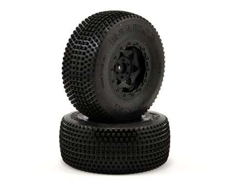 AKA Enduro 2 Wide SC Pre-Mounted Tires (SC6/Slash/Blitz) (2) (Black)