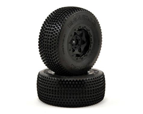 AKA Enduro 2 Wide SC Pre-Mounted Tires (TEN-SCTE) (2) (Black)