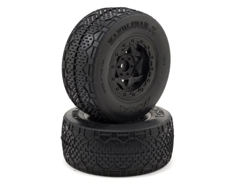 AKA Handlebar STD Wide SC Pre-Mounted Tires (SC6/Slash) (2) (Black)
