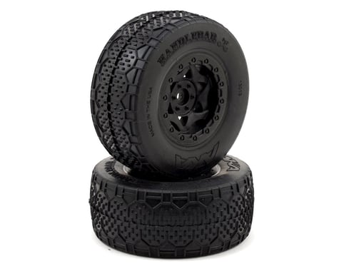AKA Handlebar STD Wide Short Course Pre-Mounted Tires (SC5M) (2) (Black)